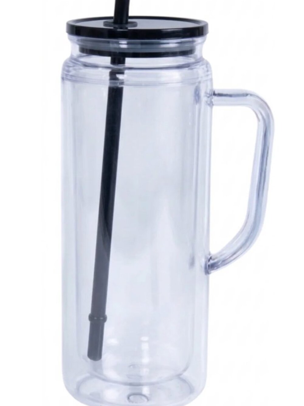 Custom 20oz Acrylic Tumbler w/ Handle | Glitter Filled Cup | Snow Globe Cup - Picture 6 of 11